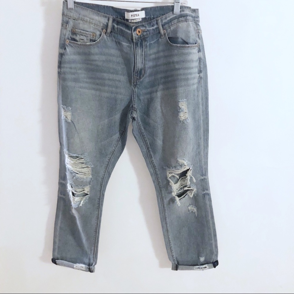 Pistola Women's Remy Slim Boyfriend Jeans Size 29